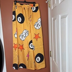 Vibrant Dice and Eight Ball pants
